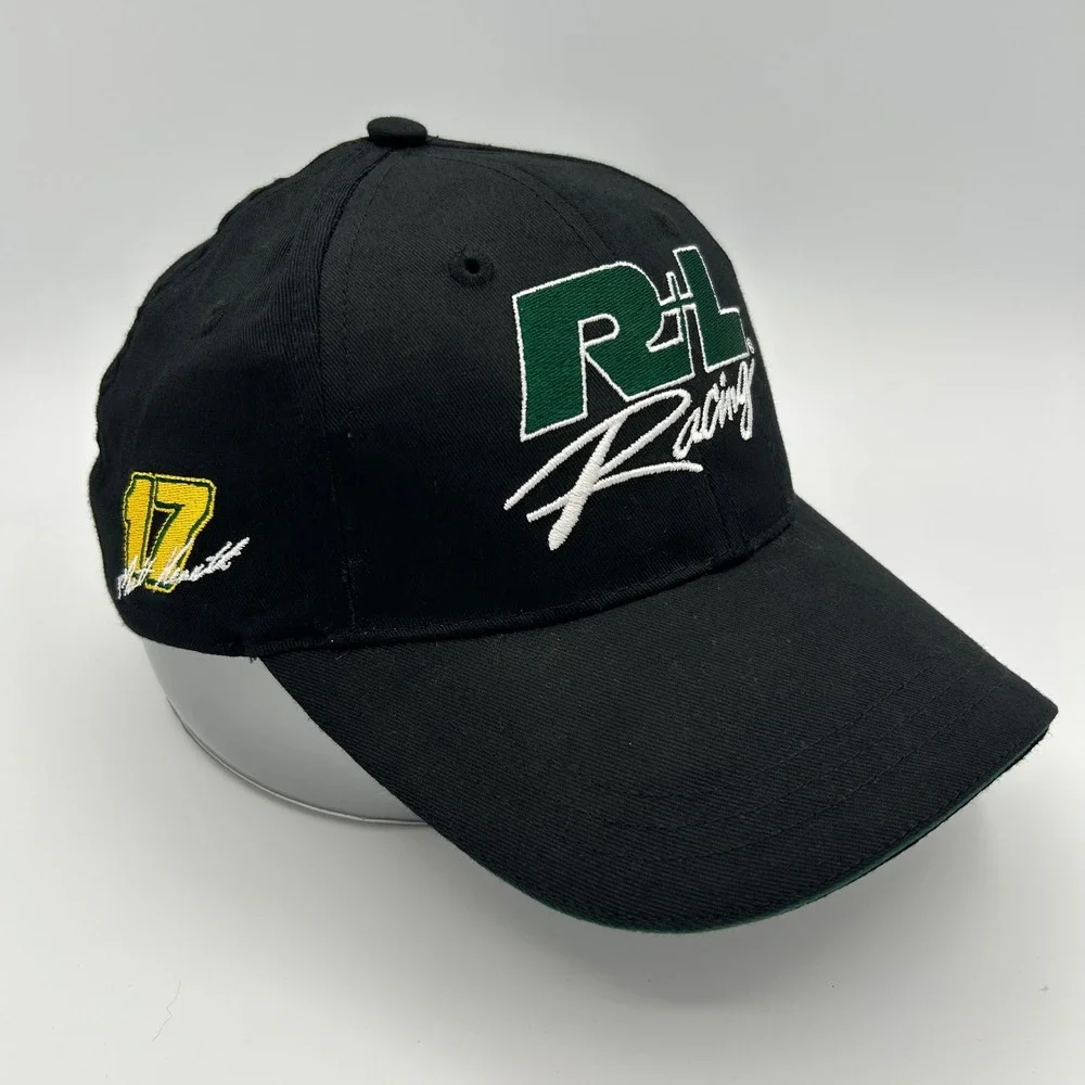 NASCAR R+L Racing Matt Kenseth Hat Mens OSFM Black Racing Sports Vintage